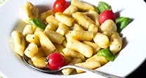 Gnocchi with butter and salvia